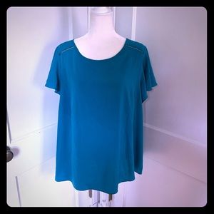Lane Bryant short sleeved blouse